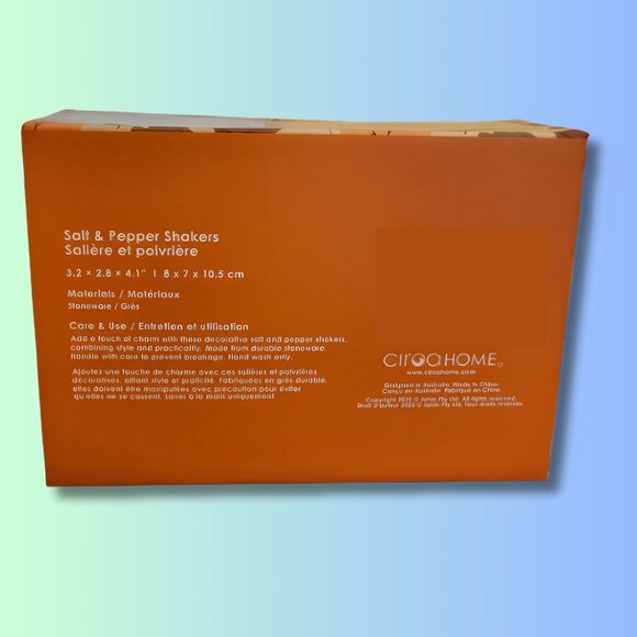 2 Vintage Ceramic Brown Owl Salt & Pepper Shakers Set 4” x 2.5” Kitchen Table - Picture 2 of 4